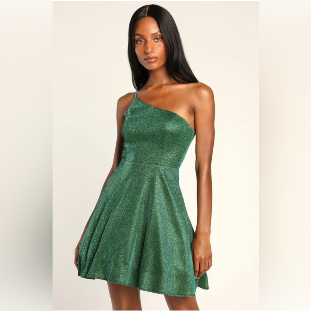 Green Cocktail dress from Lulu’s